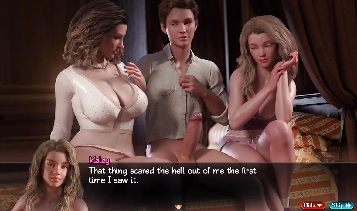 Treasure of Nadia - 87,88-gameplay - Roleplay - Threesome in Bedroom - Pussy Licking in 3some