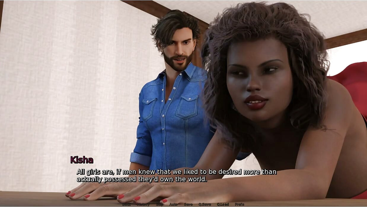 Laura lustful Secret-ch2 - gameplay - nhập vai - người phụ nữ gợi cảm tại quán bar với chiếc váy ngắn của cô ấy