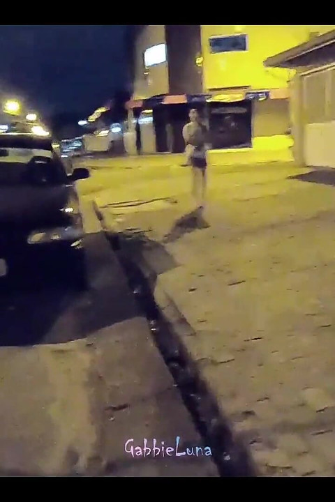 Breakfast in the Street! 18 Year Old Bitch Blowjob Me for Free in the Middle of the Street! Falled on the Net