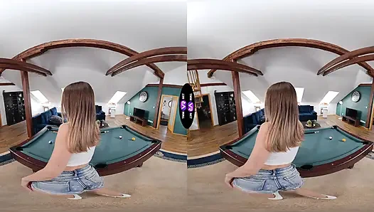 Pool Table Turns Into Pleasure Zone For Naughty Elena Vedem - TeenMegaWorld