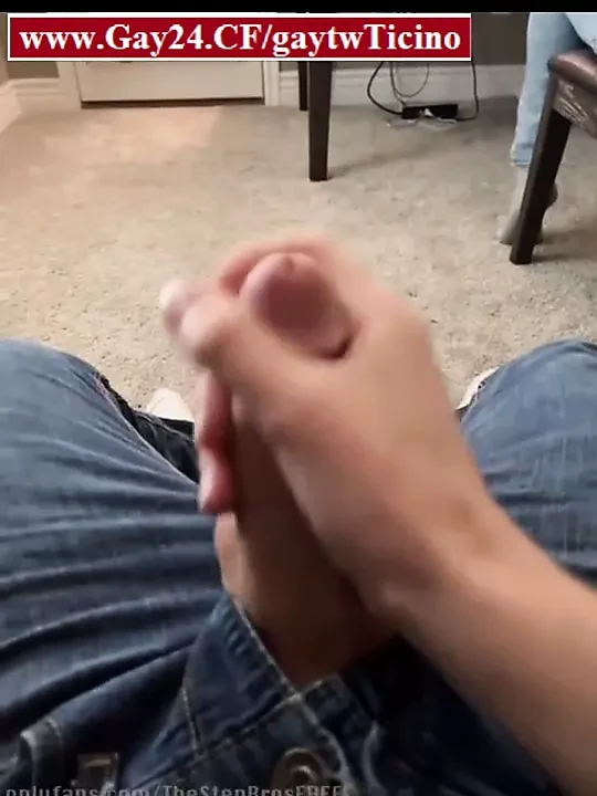 A guy from Switzerland jerked off and came in front of his n