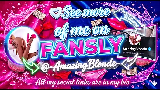 AmazingBlonde: Stiefschwester kann nicht aufhören...
