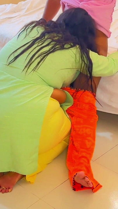 Hot Along Aunty Fuck Me Hard in Bed! | Clip 1