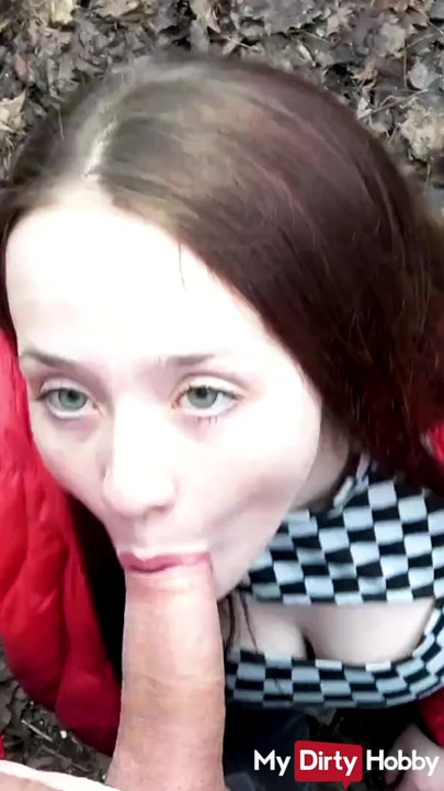 Outdoor fuck with cute busty babe - MyDirtyHobby