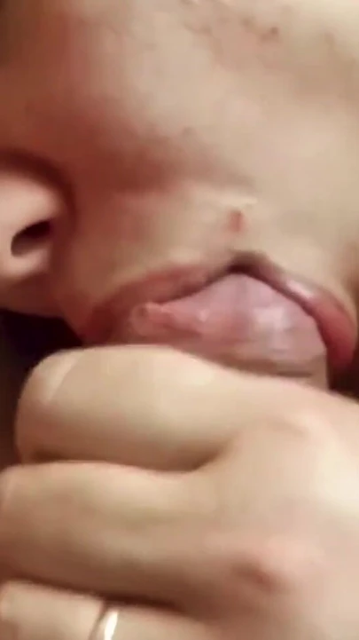 Thrilling moment from "He woke me up with a dick in my mouth"