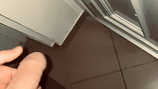 Risky public wank in the staircase! (ALMOST CAUGHT)