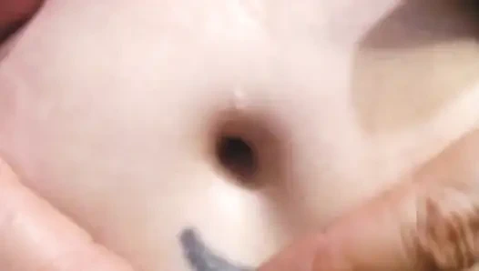 Close up Deep Belly Button
