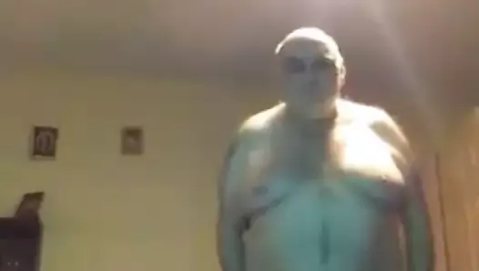 Daddy strips off