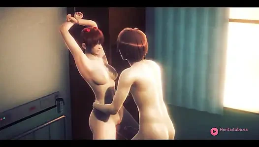 Evangelion Хентай Asuka трахнули на койке в больнице