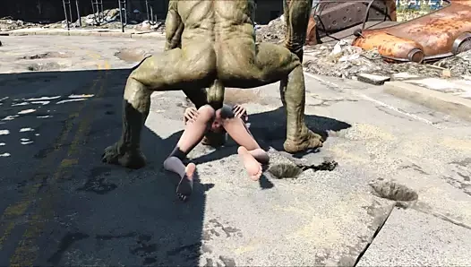 Fallout 4: засада на Elie Supermutants