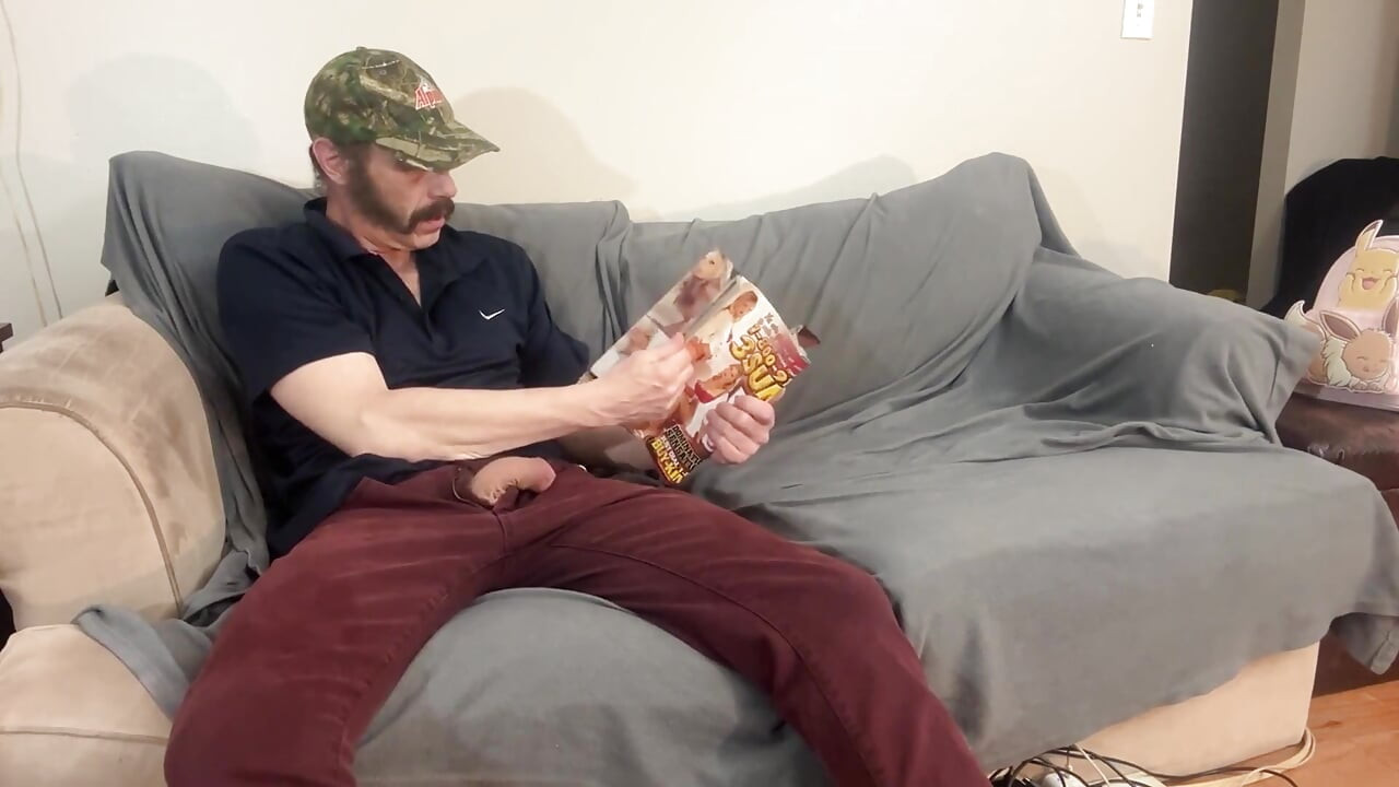 Step Daughter Catches Step-dad Wanking It to Porno Mag