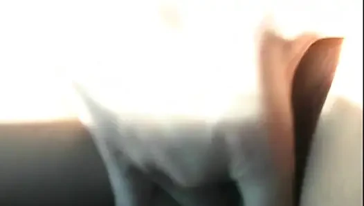 Wonderful Amateur Teen with Big Tits Masturbates Her Tight Pussy in the Car
