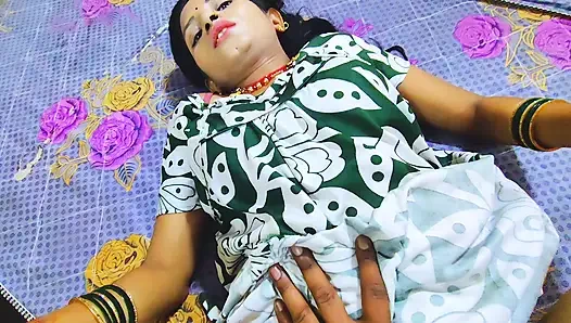 Indian Stepmom Shared Single Bed and Made Stepson Happy Full Hindi audio