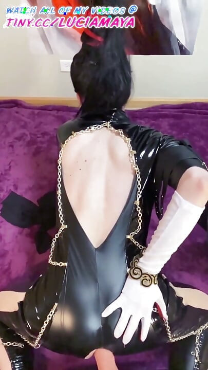 Sexy TS bayonetta pOV lutschen und ficken mit zeitlupe hexenzeit Arschfick & abspritzen orgasmus