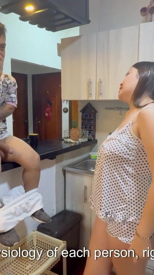 I tell my big ass stepsister what I talked about with my study teacher and she ends up asking me to penetrate her until I come inside her. | Clip 1