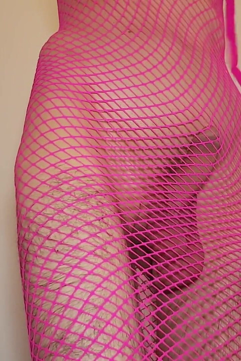 Fishnet ροζ φόρεμα - δεν μπορούσα να περιμένω - Δοκίμασε