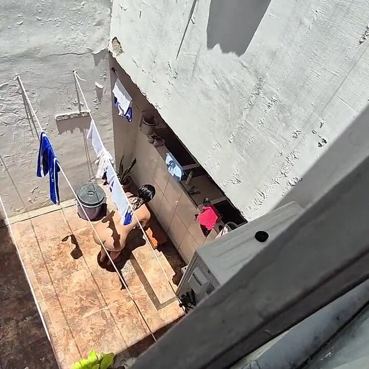 My Neighbor Almost Caught Me Recording Her; I Masturbated Until I Think She Saw Me