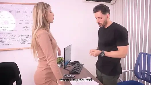 POV Ich Befriedigte Meinen Wütenden Chef Mit Einem Schlampigen Blowjob Und Ritt Seinen Großen Schwanz, Bis Er in Meinen Mund Kam