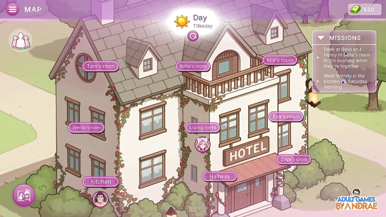 Sex apartment 2: büyük otel oyunu bölüm 2 - bella ve eva ile baharatlı karşılaşmalar