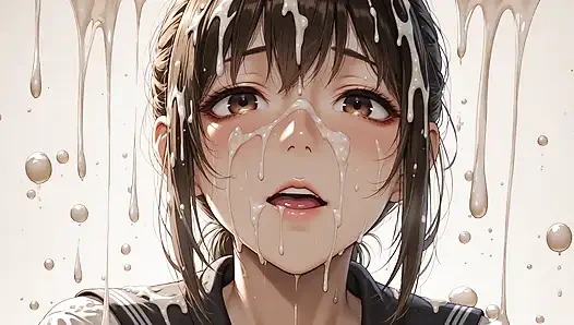 Студентку залили всем лицом