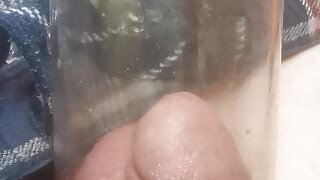 Pumping cock and balls