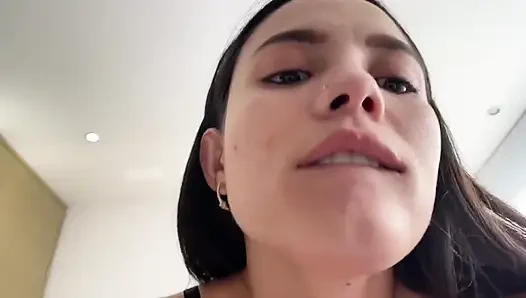 Complete Shock - Petite Brunette Latina Rough Sex and Anal in POV