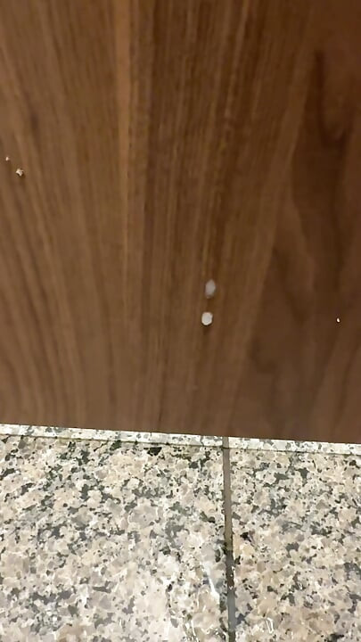 Cumming in shopping mall toilet