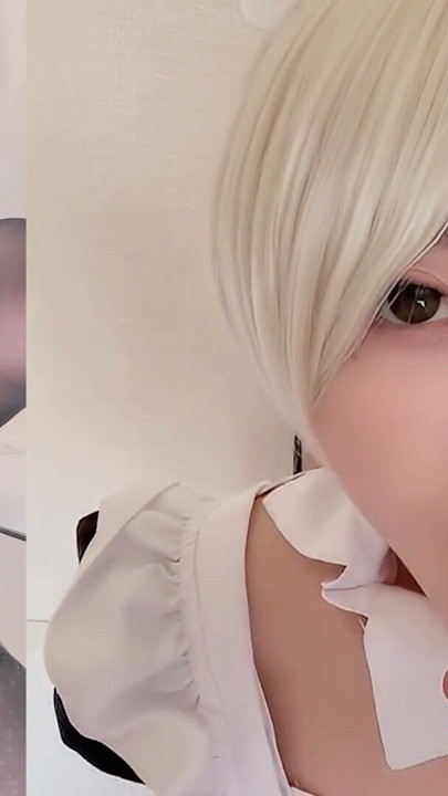 I tried HENTAI masturbation using a cute TikToker's tight pussy | Clip 1
