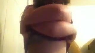 Dumb Shy Whore stripping for me on camera