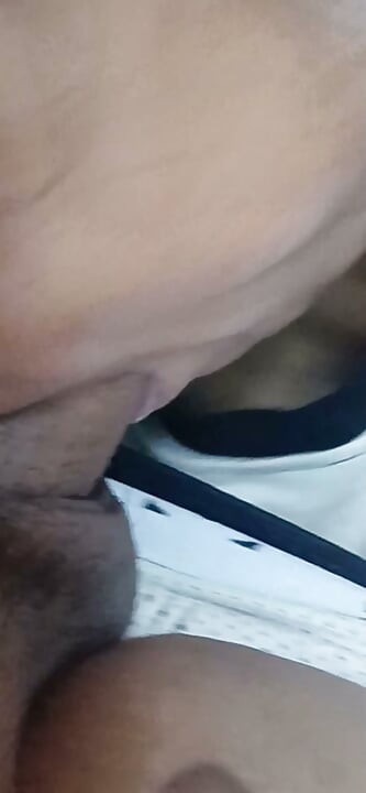 Girlfriend on Her Knees Blowjob