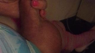 sissy stroking hard clitty to sissy porn