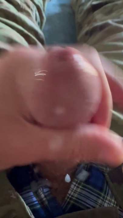 A hot CUMpilation of me jerking off in some blue boxer shorts!!  Enjoy the multiple cum shots feet! | Clip 2