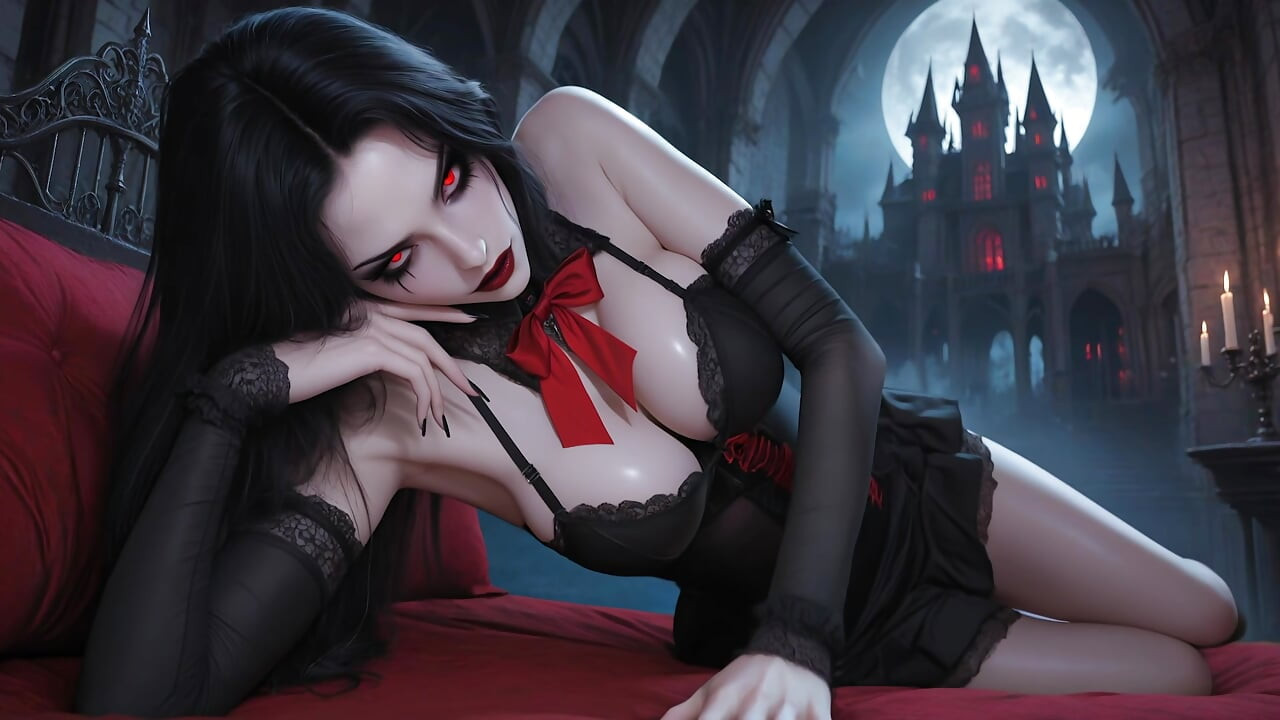 Crimson Eyes and Forbidden Desires