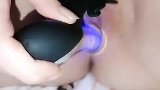 Geil mit den Vibrator