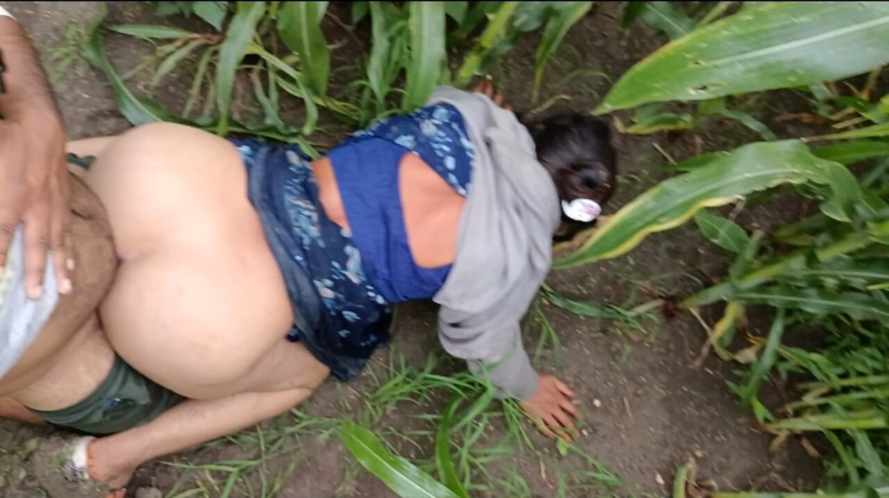Devar apni bhabhi ko khet mein doggy style mein badi moti gand mein land ghused kar pichhwade Se chod raha hai bhabhi Apne sage devar se gan