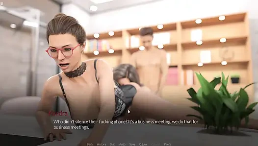 Milf Boss Having Threesome Fun With Huge Cock And Horny Secretary Tongue