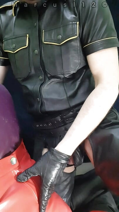 Red Leather Ass Getting Boyfriends Smegma Pt1