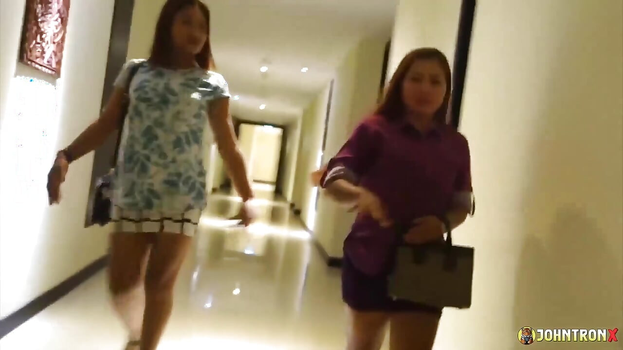 Johntronx - Two Big-ass Asian Babes in a Hot POV Threesome with Me