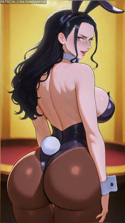 Nico Robin Bunny Ass Twerk - One Piece