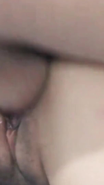Fucking an Indonesian girl's pussy in doggy style until cumming on her pussy. | Clip 1