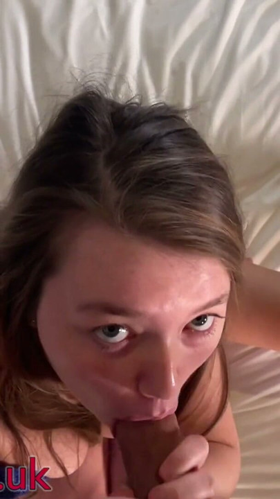 Gorgeous Teen Sucks Cock & Swallows | Clip 1
