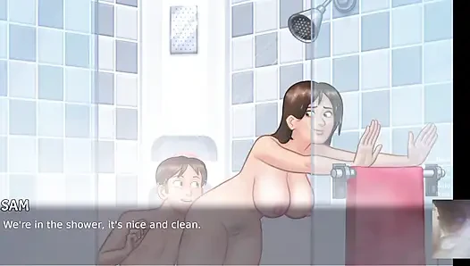 Milf Step-Mom Debbie All Shower lewd Scenes! summer time saga new update