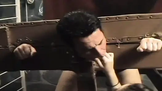 Dominante schlampe benutzt seinen schwanz wie ihr persönliches spielzeug