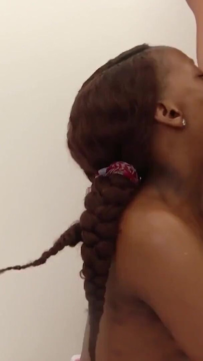 Natural Tits Ebony Teen First Time Anal Stretched By Big White Cock | Clip 1