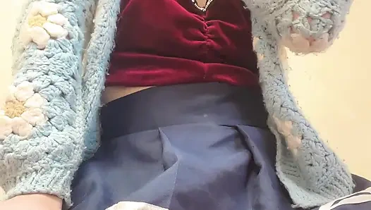 Hana Sexy в школьной юбке, наряд, Perfext Body, хорошая задница