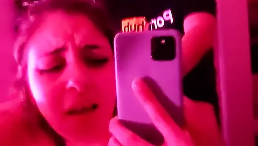 Fucking My Milf Friend In Front of The Mirror