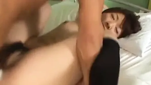 Super sexy Japanese teen Mitsu Anno filled with cum