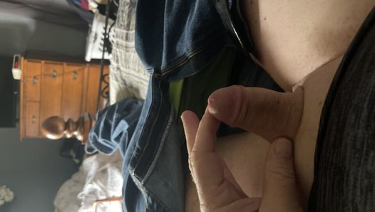playing with my tiny cock