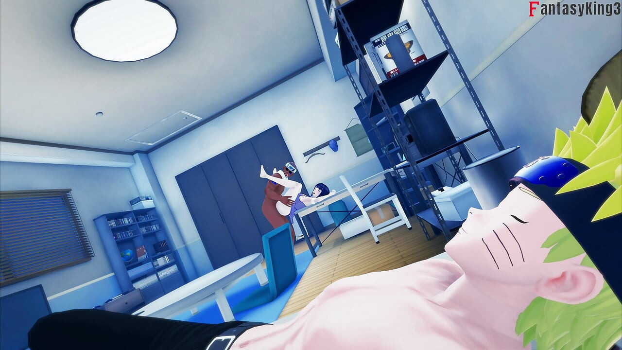 Hinata เย็ดควยใหญ่ผิวดําขณะที่นารูโตะอยู่ในห้องข้างบ้าน - Hinata NTR: ชู้ของ Sinobi - หนังเต็มใน Patreon: Fantasyking3
