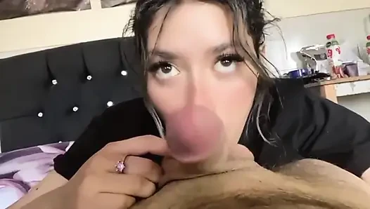 My Wife's Stepdaughter Sucks My Cock Until I Cum When Her Stepmother Leaves Home for Work!